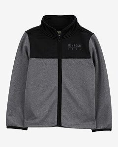 ROUPA INFANTIL MENINO CARTERS OSHKOSH JAQUETA PRETA E CINZA DRY FIT