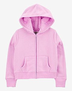 JAQUETA INFANTIL MENINA CARTER?S OSHKOSH ROSA FORRADA FLEECE