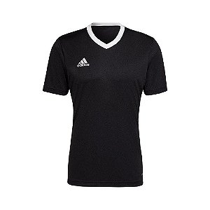 CAMISETA INFANTIL ADIDAS PRETA COM GOLA ? MENINO ESTILOSO