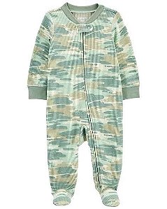 MACACÃO CARTERS ALGODÃO CAMUFLADO CONFORTO E ESTILO BEBÊ