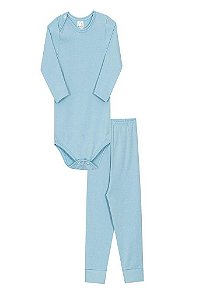 CONJUNTO INFANTIL DADOMILE BODY AZUL TÉRMICO 2 PEÇAS