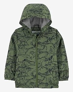 JAQUETA CORTA VENTO CARTER?S DINO VERDE INFANTIL MENINO