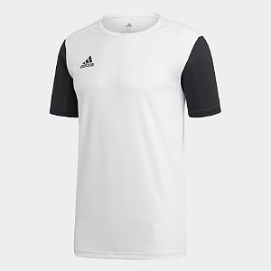 CAMISETA INFANTIL ADIDAS BRANCA E PRETA ? MENINO ESTILOSO
