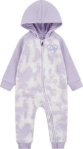 MACACÃO INFANTIL MENINA HURLEY ? ALGODÃO LILÁS TIE DYE