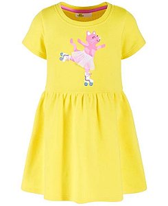 VESTIDO INFANTIL MENINA EPIC THREADS ? AMARELO ESTILOSO E CONFORTÁVEL