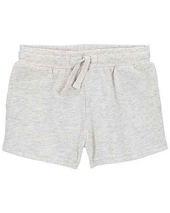 SHORTS INFANTIL MENINA CARTER?S CINZA ALGODÃO CONFORTÁVEL
