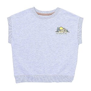 CAMISETA INFANTIL MENINO MOLETINHO CINZA ? WONDER NATION