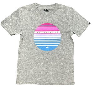 CAMISETA INFATIL QUIKSILVER MENINA CINZA
