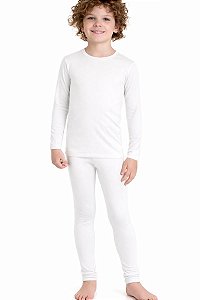 CONJUNTO TÉRMICO DADOMILE BRANCO GOLA CARECA