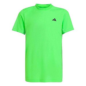 CAMISETA INFANTIL MENINO ADIDAS DRY FIT VERDE NEON - ESTILO TENISTA