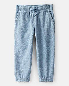 CALÇA INFANTIL MENINO CARTERS AZUL FLEECE