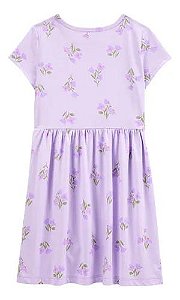 VESTIDO MENINA CARTERS LILAS FLORES
