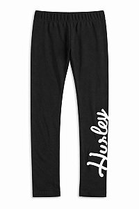 CALÇA LEGGING MENINA HURLEY LEGGING PRETA