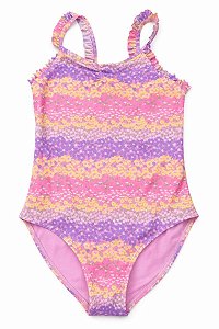 MAIÔ INFANTIL MENINA WONDER NATION LILÁS FLORES