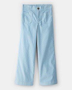 CALÇA INFANTIL MENINA CARTERS VELUDO AZUL