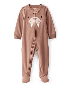 MACACAO FLEECE CARTERS MARROM LEÃO MARINHO