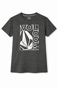 CAMISETA VOLCOM CINZA MANGA CURTA
