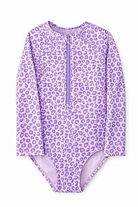 MAIÔ WONDER NATION LILÁS LEOPARDO