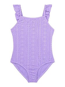 MAIÔ WONDER NATION LILÁS RENDA