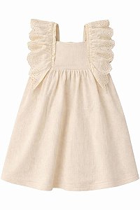 VESTIDO MENINA MODERN MOMENTS VESTIDO OFF COM RENDA