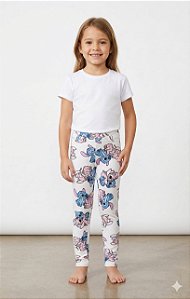 CALÇA STITCH - FORRADA FLEECE - NACIONAL