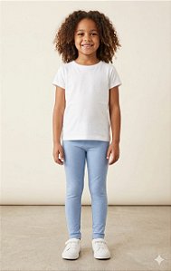 CALÇA LEGGING AZUL GLITTER - NACIONAL