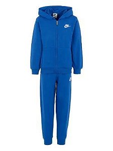 CONJ MENINO 2 PÇS NIKE JAQUETA E CALÇA AZUL GORRO