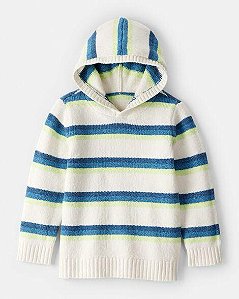 BLUSA CARTERS BEGE LITRAS GORRO QUENTINHA