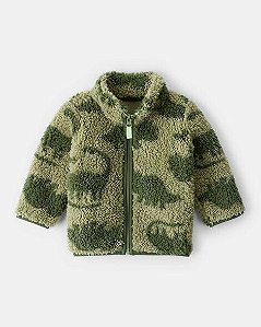 JAQUETA SHERPA VERDE DINO CARTERS