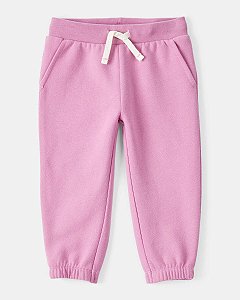 CALÇA MENINA CARTERS LILÁS MOLETOM FORRADA FLEECE