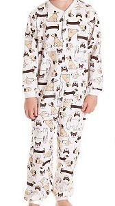 MACACAO DADOMILE CACHORRO FORRADO FLEECE QUENTINHO