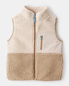 COLETE MENINO CARTERS BEGE ZIPER SHERPA