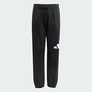 CALÇA PRETA ADIDAS MOLETOM FORRADA FLEECE