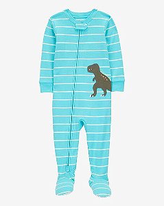 MACACAO MENINO CARTERS AZUL DINO LISTRAS