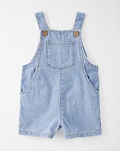 JARDINEIRA LITTLE PLANET JEANS BOLSO FRONTAL