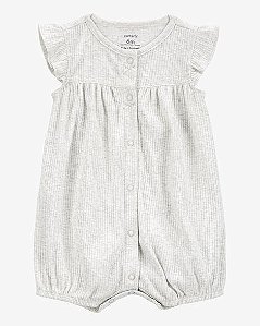 ROMPER MENINA CARTERS CINZA CANELADO