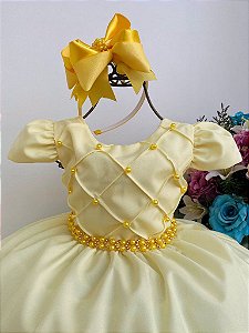 Vestido Princesa Rapunzel  Madame Mirim - Madame Mirim