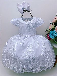 Vestido Infantil Princesa Sofia Lilás C/ Cinto de Pérolas - Rosa Charmosa  Atacado