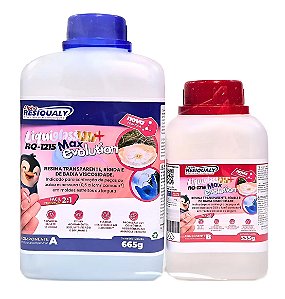 Resina Resiqualy Liquiglass Uv+ Max Evolution Rq 1215 Kit 1kg