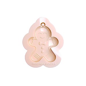 Molde De Silicone Para Resina Natal Chaveiro Biscoito