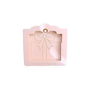 Molde de Silicone Natal Chaveiro Caixa de Presente