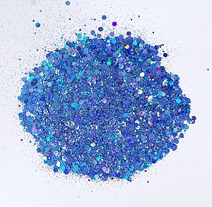 Glitter Holográfico Pacco Arts - Azul Bic 10g