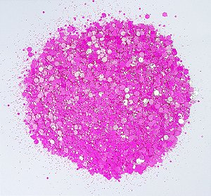 Glitter Holográfico Pacco Arts - Rosa Barbie 10g