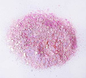 Glitter Holográfico Pacco Arts - Rosa Candy 10g