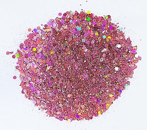 Glitter Holográfico Pacco Arts - Rosê 10g