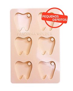 BAZAR - Molde de Silicone para Resina Dentinhos