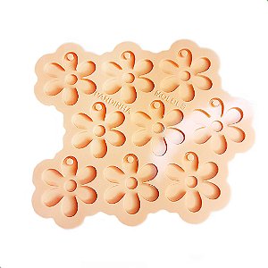 Molde De Silicone Para Resina Margarida 9 cavidades