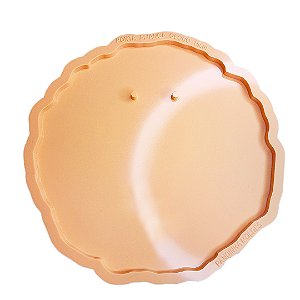 Molde De Silicone Para Resina Porta Aliança Geodo 15cm