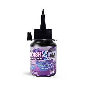 Resina Uv Flash Rq 1000 Rígida - baixa viscosidade 50g - Resiqualy