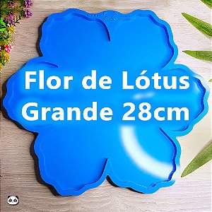 Molde de Silicone Flor de Lotus Grande 28cm